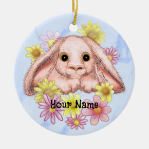 Posy Bunny Kaninchen Keramik Ornament