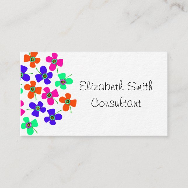 Posy Business Card Visitenkarte (Vorderseite)