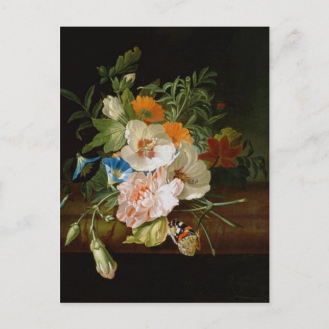Posy de Fleurs par Rachel Ruysch Carte Postale (Devant)