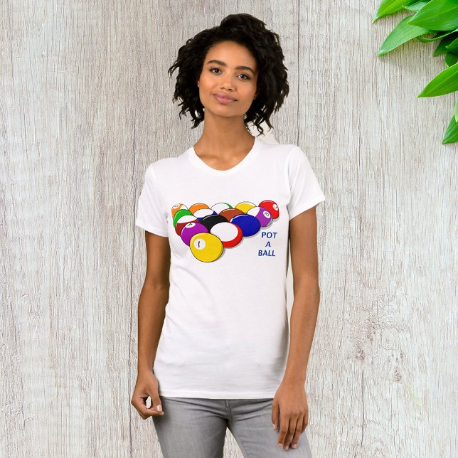 Pot a Ball Billiards T - Shirt (Von Creator hochgeladen)