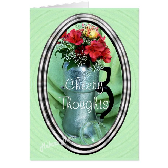 Pot antique de café de service de gardien (Devant)