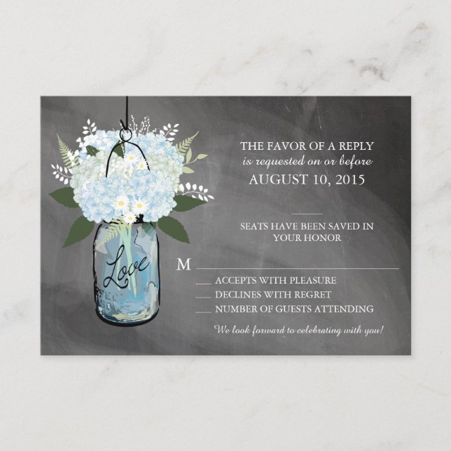 Pot de fleurs en bocal Mason | RSVP (Devant)