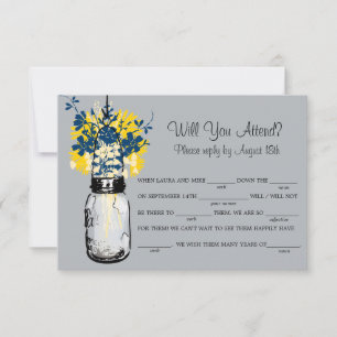 Pot de fleurs sauvages en burlap rustique LIB RSVP