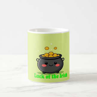 Pot de tasse d'or irlandais