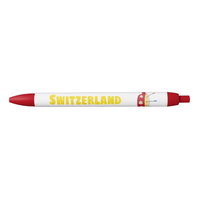 Pot Fondue | Suisse Stylo typographique (Devant)