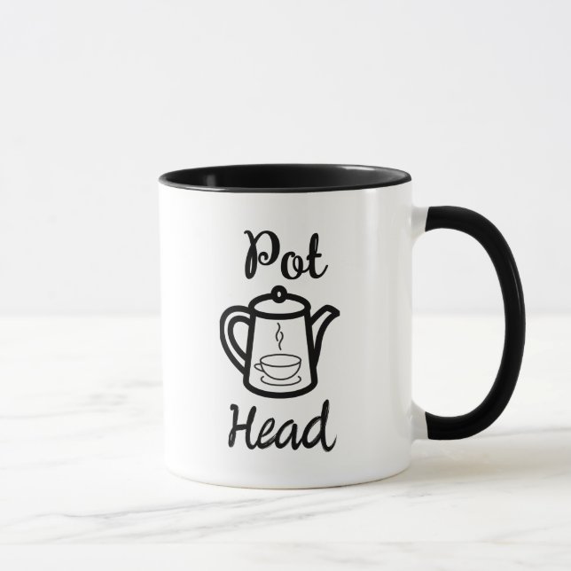 Pot Head - Coffee Funny Coffee Combo Tasse (Rechts)