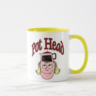 Pot Head Woman Tasse
