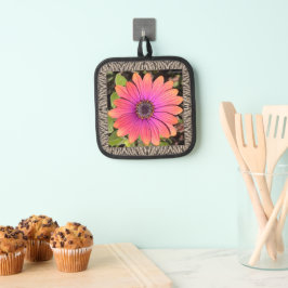 Pot Holder mit Atemberaubender Gazania Topflappen