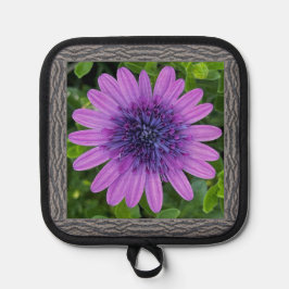 Pot Holder mit Lila afrikanischer Daisy Topflappen