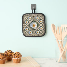 Pot Holder mit Matilija Poppies Topflappen