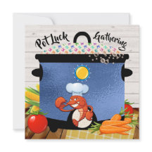 Pot Luck / Tout Type Invitation