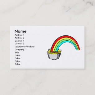 Pot of Gold Business Card Visitenkarte