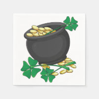 Pot of Gold Paper Napkins