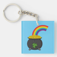 Pot of Gold Rainbow Cartoon