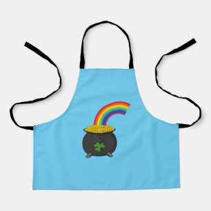 Pot of Gold Rainbow Cartoon Schürze