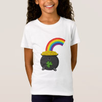 Pot of Gold Rainbow Cartoon
