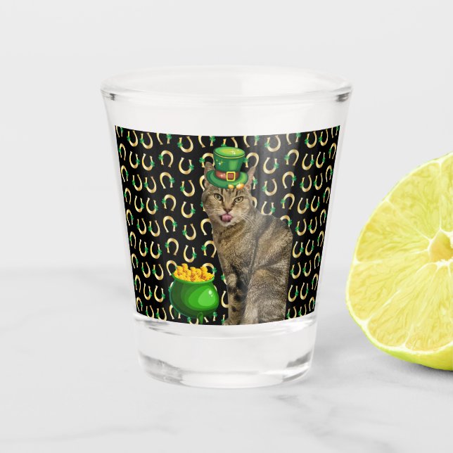 Pot O'Gold Indigo Schnapsglas (Vorderseite)