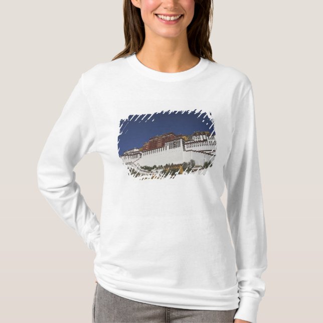 Potal Palace in Lhasa, Tibet. T-Shirt (Vorderseite)