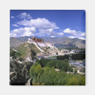 Potala Palace auf den Bergen von aher Magnet