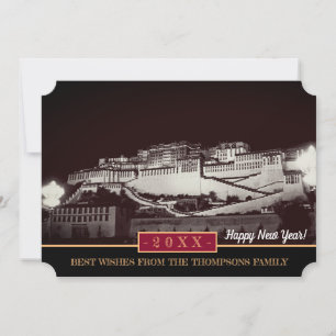 Potala Palace & Happy New Year! Karte / Lhasa tibe