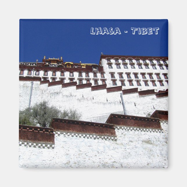 Potala Palace, Lhasa - Tibet (Kühlschrankmagnet) Magnet (Vorne)