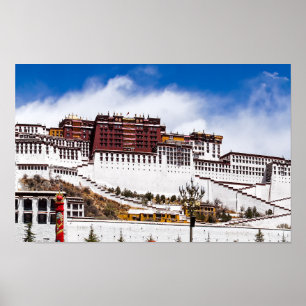 Potala-Palast in Lhasa - Tibet Poster