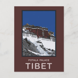 Potala-Palast Lhasa Tibet Postkarte