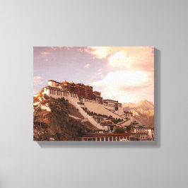 Potala Tibet Canvas Print Leinwanddruck