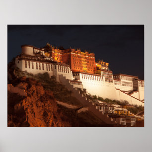 Potala, Tibet, Print, Wertpapier (Matte) Poster