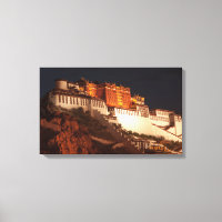 Potala Tibet Stretched Canvas Print