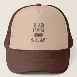 Potato Camera Enthusiast Spaß Fotograf Slogan Truckerkappe