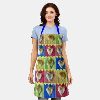 Potato Chip Hearts Patchwork Design Aprons Schürze