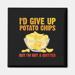 Potato Chips Kunst für Männer Frauen Kinderbeutel Magnet