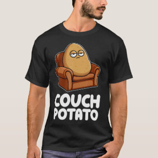 Potato Lazy Tired Vegetable Food Humor Funny Pun D T-Shirt