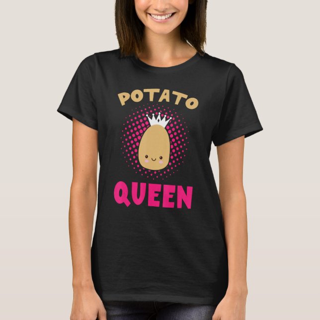 Potato Queen Funny Potato Vegetable Lovers Boys Gi T-Shirt (Vorderseite)