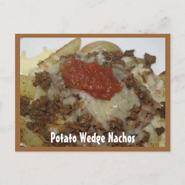Potato Wedge Nachos Rezept Karte (Vorderseite)