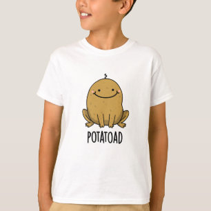 Potatoad Funny Potato Toad Puff T-Shirt