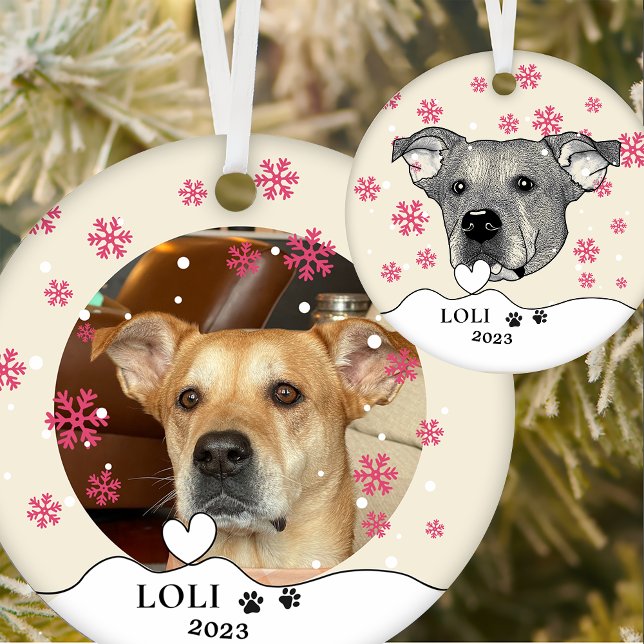 Potcake Dog Personalisiert Zeichnend Hand Keramik Ornament (Von Creator hochgeladen)