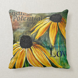 Potentiel sans fin inspirant le coussin carré