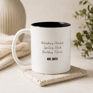 Potenzial freisetzen, Köpfe entfachen Zweifarbige Tasse
