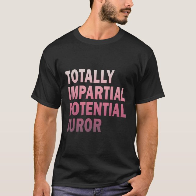 Potenzieller Juror völlig implizit T-Shirt (Vorderseite)