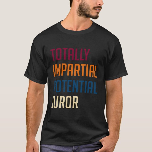 Potenzieller Juror völlig implizit T-Shirt (Vorderseite)