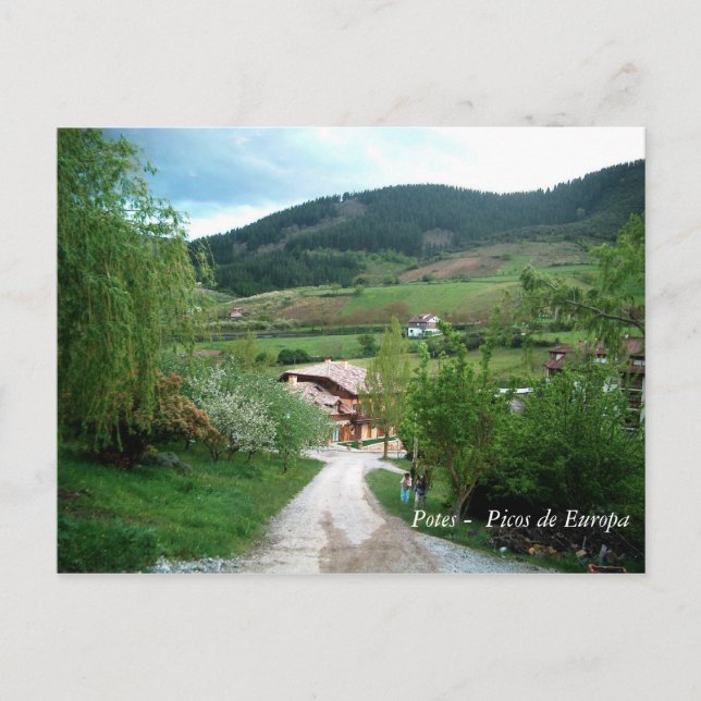 Potes - Picos de Europa Postkarte (Vorderseite)