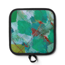 Potholder im Marmordesign