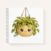 Pothos Kawaii Indoor Pflanze Notizbuch