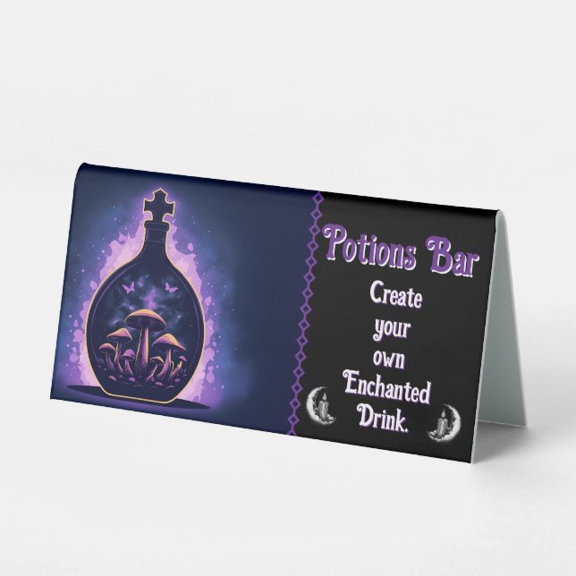 Potion Bar Magic Tischaufsteller (Vorderseite)