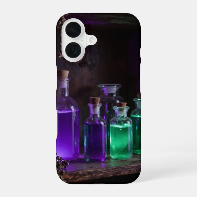 Potion Bottles Witch Apothecary Case iPhone 16 Hülle (Rückseite)