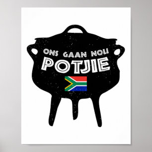 Potjie South Africa Potjiekos Stew Braai Poster
