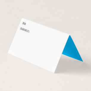 Potluck Dish Rezept Zent Cards mit Sky Blue Accent Visitenkarten
