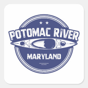 Potomac River, Maryland Quadratischer Aufkleber